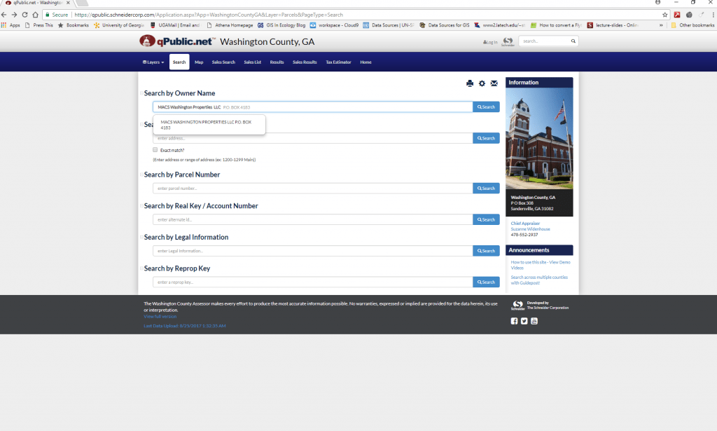 Lab 3. qPublic to ArcMap GISNOTE