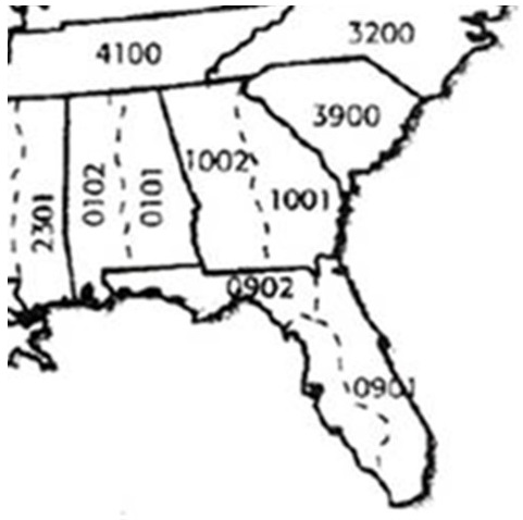 Mass State Plane Zone Map